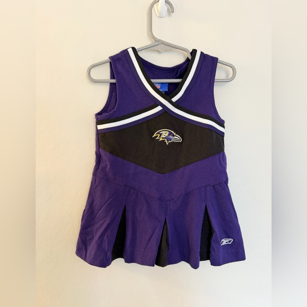 Baltimore Ravens Reebok Toddler Girl Cheerleader Uniform - Size 24 Months